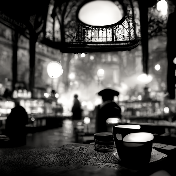 derniere tasse de cafe a Paris avant le depart