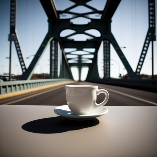 Last Cup - Ben Franklin Bridge Morning Commute