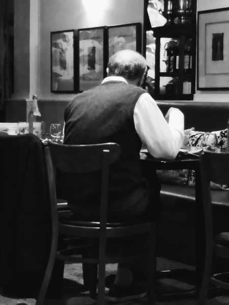 Man in Restaurant