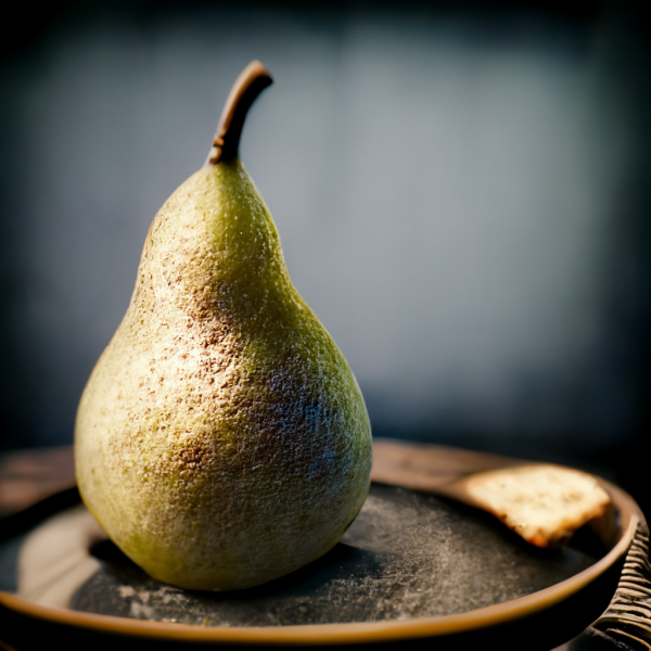 Pear On A Plate